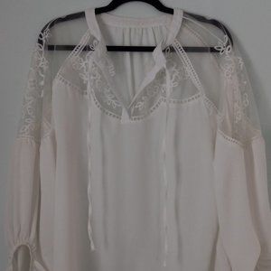 Beautiful white lace top